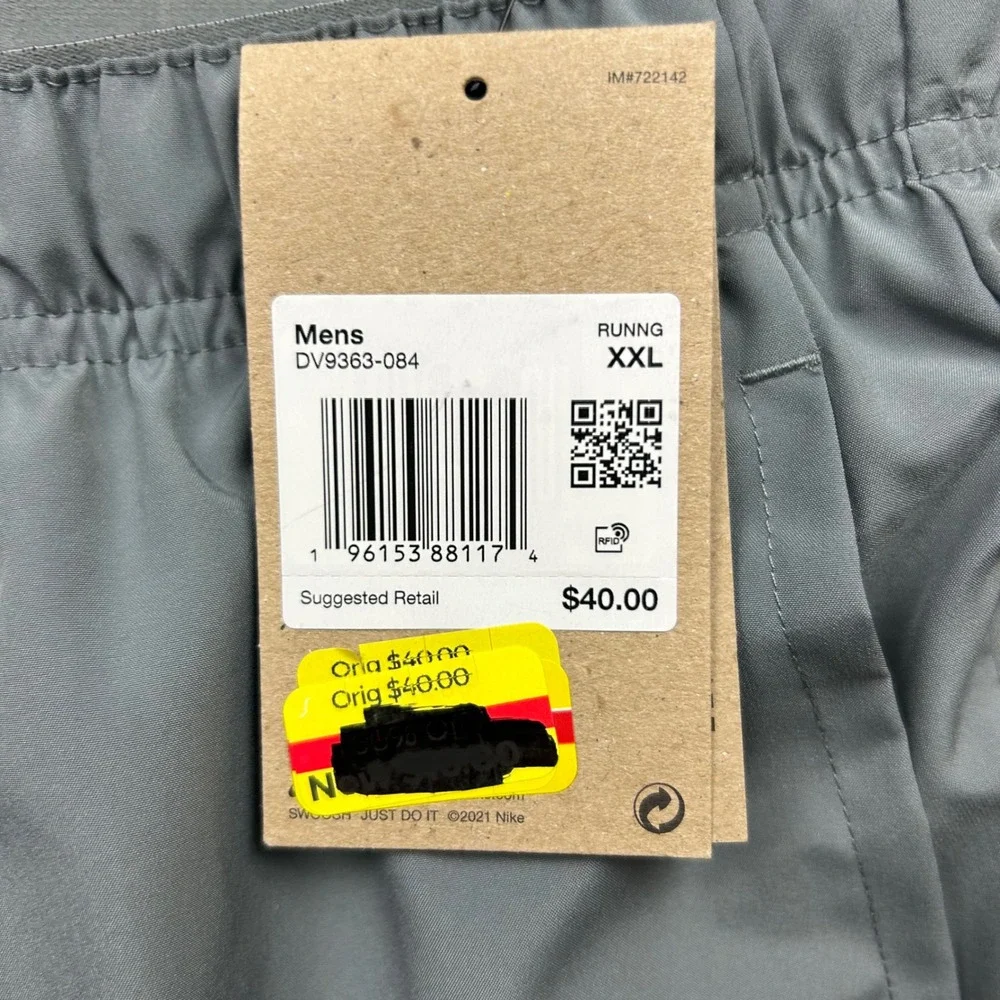 Nike Challenger Shorts Mens XXL Grey 5
